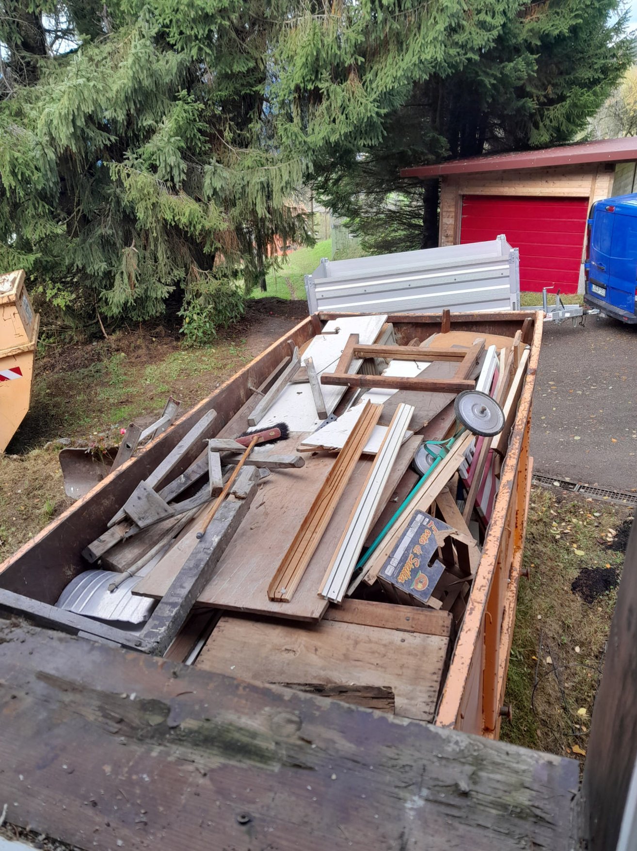 Abtransport von Gegenständen bei einer Entrümpelung